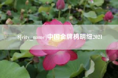 固原中国金牌榜明细2021