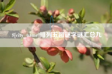 固原排列五图谜字谜汇总九