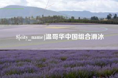 固原温哥华中国组合滑冰