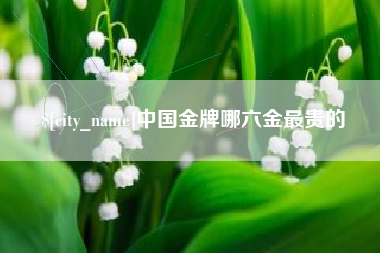 固原中国金牌哪六金最贵的