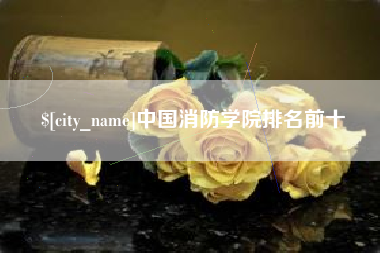 固原中国消防学院排名前十