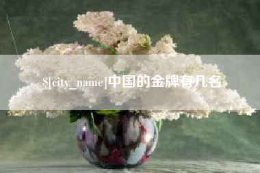 固原中国的金牌有几名