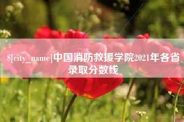 固原中国消防救援学院2021年各省录取分数线
