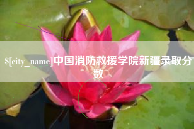 固原中国消防救援学院新疆录取分数