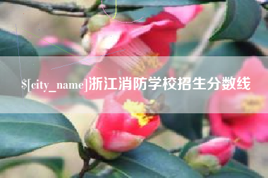 固原浙江消防学校招生分数线