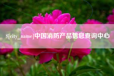 固原中国消防产品信息查询中心