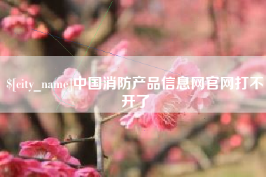 固原中国消防产品信息网官网打不开了