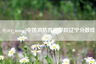 固原中国消防救援学院辽宁分数线