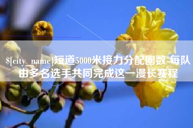 固原短道5000米接力分配圈数-每队由多名选手共同完成这一漫长赛程