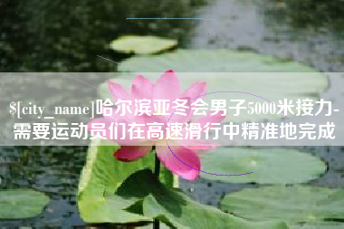 固原哈尔滨亚冬会男子5000米接力-需要运动员们在高速滑行中精准地完成