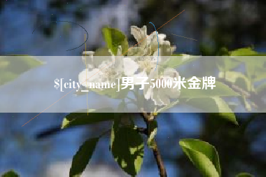 固原男子5000米金牌