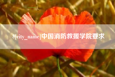 固原中国消防救援学院要求