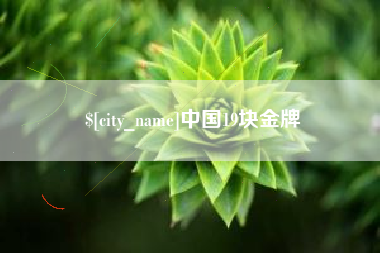 固原中国19块金牌