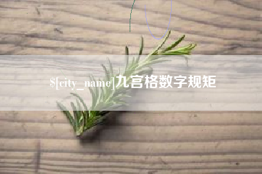 固原九宫格数字规矩