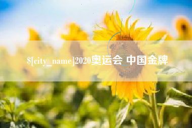 固原2020奥运会 中国金牌
