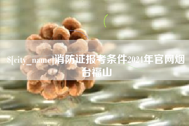 固原消防证报考条件2024年官网烟台福山